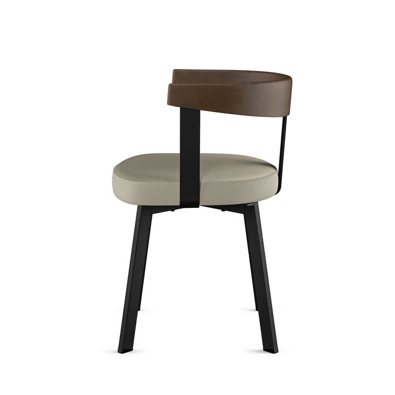 Amisco Lars Dining Chair with Wooden Backrest and Armrests