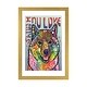 preview thumbnail 4 of 18, iCanvas "Shiba Inu Love" by Dean Russo Gold - 24x16x1