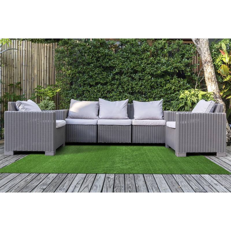 Garland Artificial Grass Indoor/Outdoor Area Rug On Sale Bed Bath