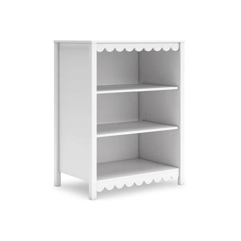 Signature Design by Ashley Hallityn White Bookcase - 31.61" W x 19.84" D x 41.14" H