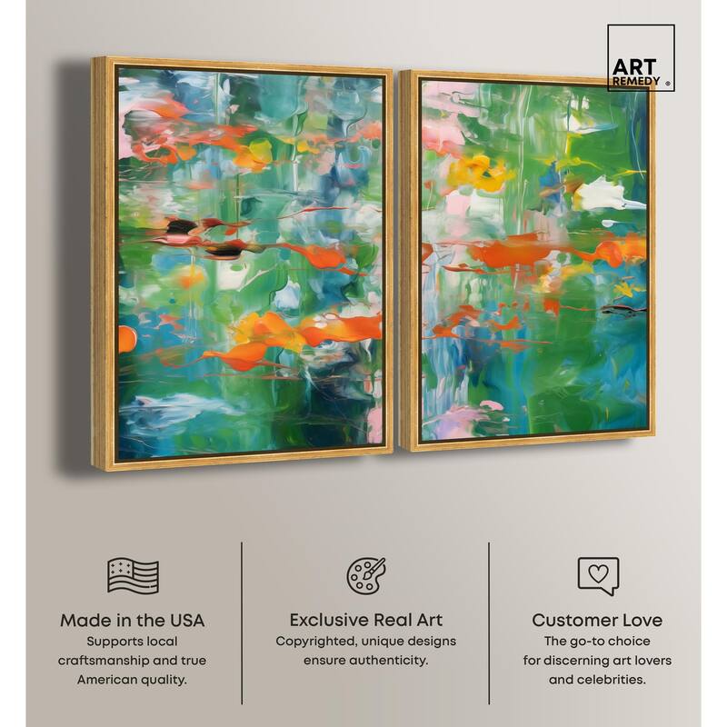 Jungle Serenade Canvas Set of 2 by Art Remedy