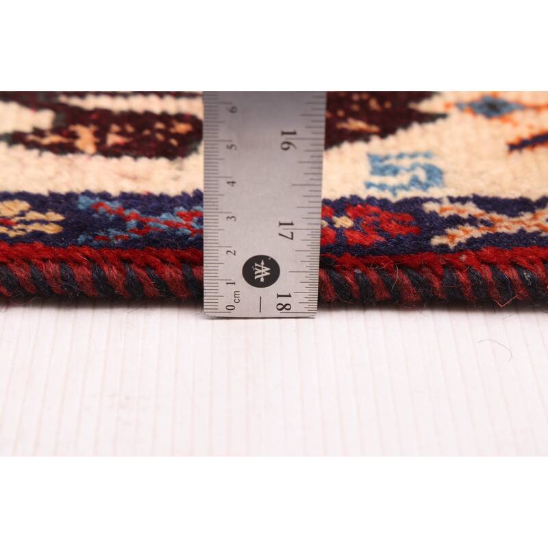 ECARPETGALLERY Hand-knotted Melis Red Wool Rug - 3'9 x 6'3