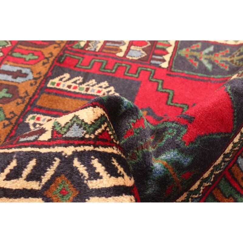 ECARPETGALLERY Hand-knotted Teimani Dark Navy Wool Rug - 2'10 x 4'9