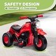 preview thumbnail 13 of 22, 6V Toddler Ride-On Bubble Motorcycle with Music, LED Headlight, 3 Wheels, 2MPH Electric Motorbike for Kids Ages 2-5