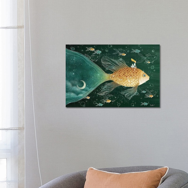 iCanvas "Riding Through The Night Sky" by Noelle. T Canvas Print - 18x26x1.5