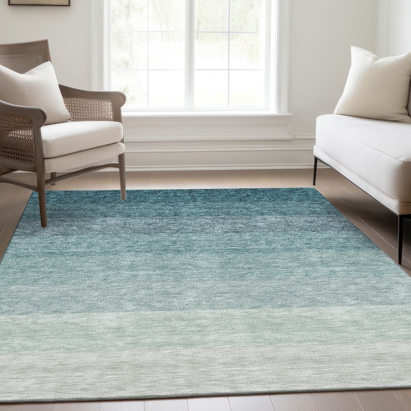 Premium Washable Super Soft Ombre Mod Mayfield Rug