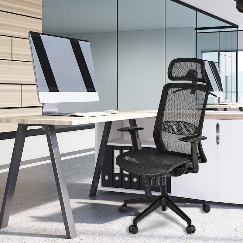 Costway Ergonomic High Back Mesh Office Chair Recliner Task Chair - See Details