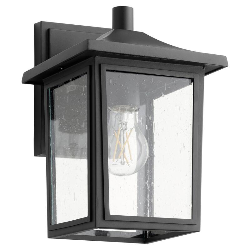 Quorum International 10-1/2" Tall Outdoor Wall Sconce - Noir