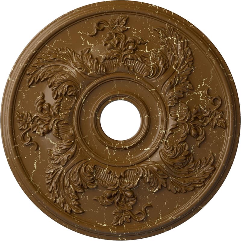 23 5/8"OD x 4 5/8"ID x 1 7/8"P Acanthus Twist Ceiling Medallion