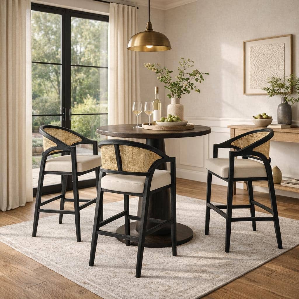 Maven Lane 30" Chloe Bar Height Kitchen Stool