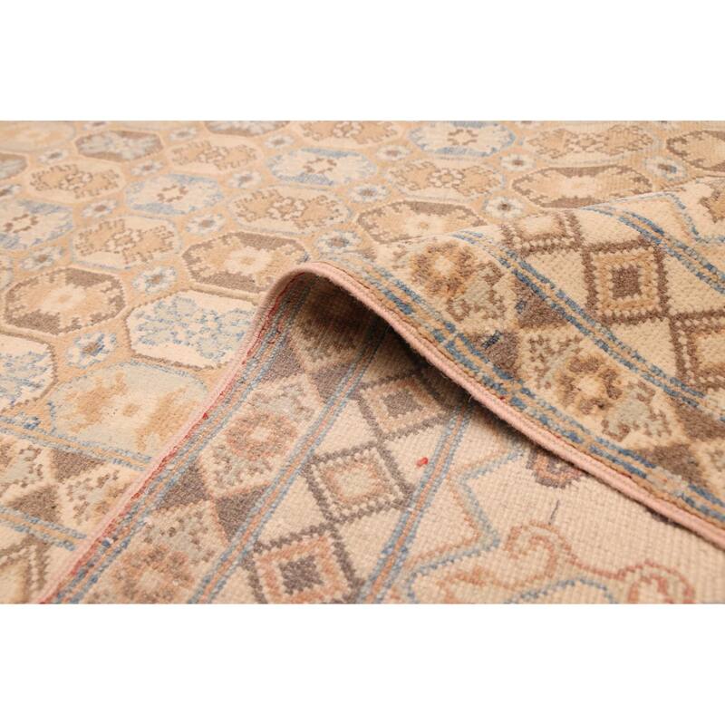 ECARPETGALLERY Hand-knotted Finest Ghazni Brown Wool Rug - 9'0 x 12'4