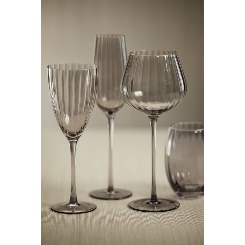 Malden Optic Champagne Flutes, Set of 4