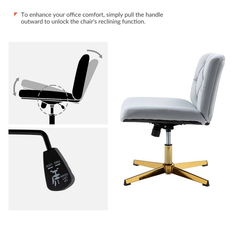 Alfons 360-Degree Swivel & Height Adjustable Task Chair by HULALA HOME