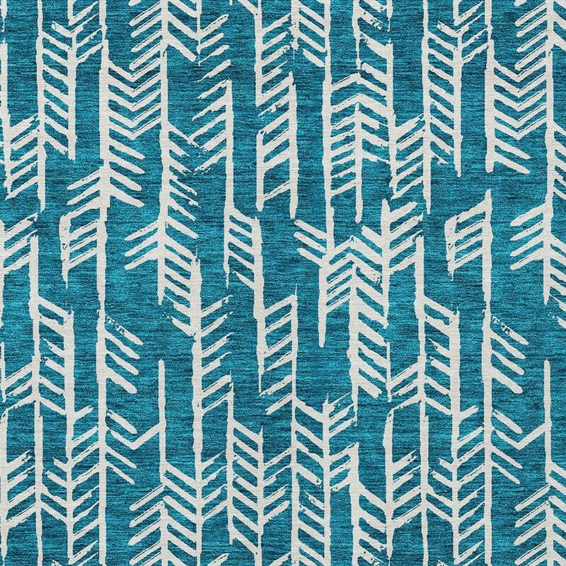 HomeRoots Tribal Transitional Rectangle Outdoor Rug