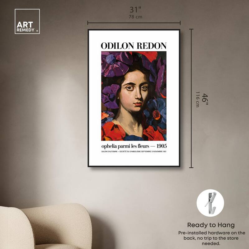 Vision of Ophelia Canvas by Art Remedy