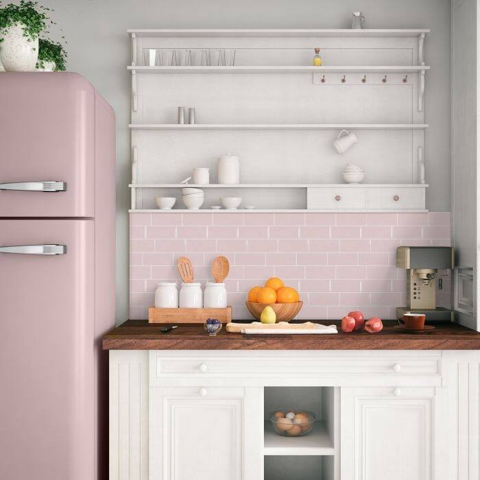 Smart Tiles Self Adhesive Wall Tiles - Metro Ava - 4 Sheets of 11.56'' x 8.38'' Kitchen and Bathroom Stick on Tiles