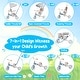 preview thumbnail 9 of 12, 7 in 1 Baby Tricycle with Removable and Adjustable Parent Handle