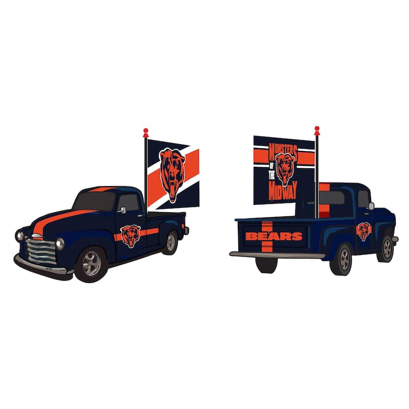 NFL Rally Truck Garden Statue with Team Flag