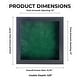 Elegant Charcoal Wood Shadow Box Frame with Acrylic Front - Forest ...