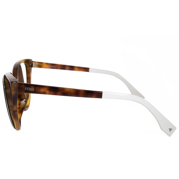 Shop Fendi Cat Eye Sunglasses Ff0136s Ny2 J6 51 51mm X 20mm X