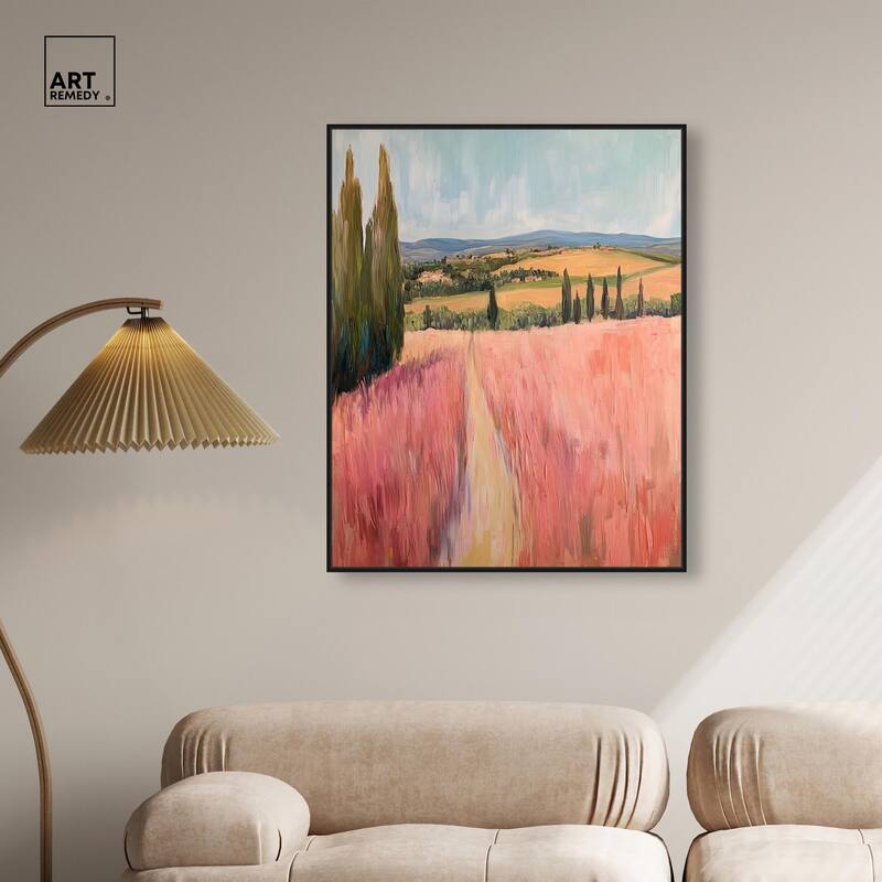 Cypress Path Canvas by Art Remedy