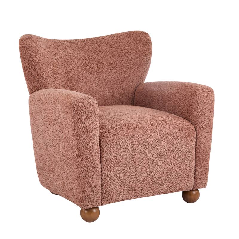Christopher Knight Home - Eulalia Wingback Boucle Armchair