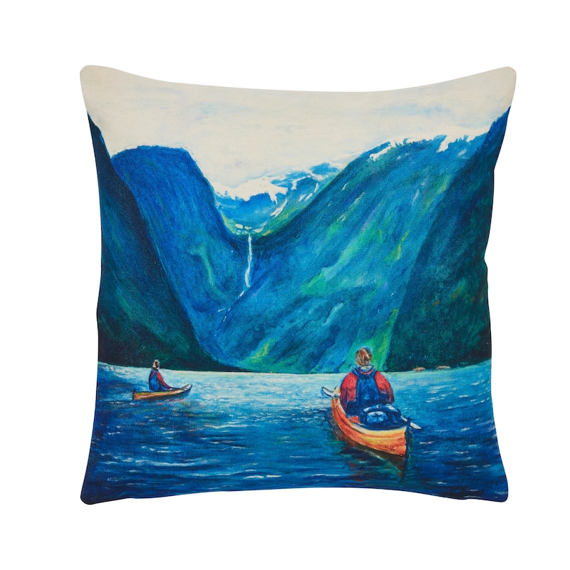 Designer Dreams outdoor Cushion Covers set of 3, Day In the Life