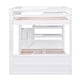 preview thumbnail 18 of 35, Full Over Full/Futon Bunk Bed w/ Stairs, Small Shelf & 3 Drawers, Bottom Bed can be Converted into Daybed, Convertible Bunk Bed