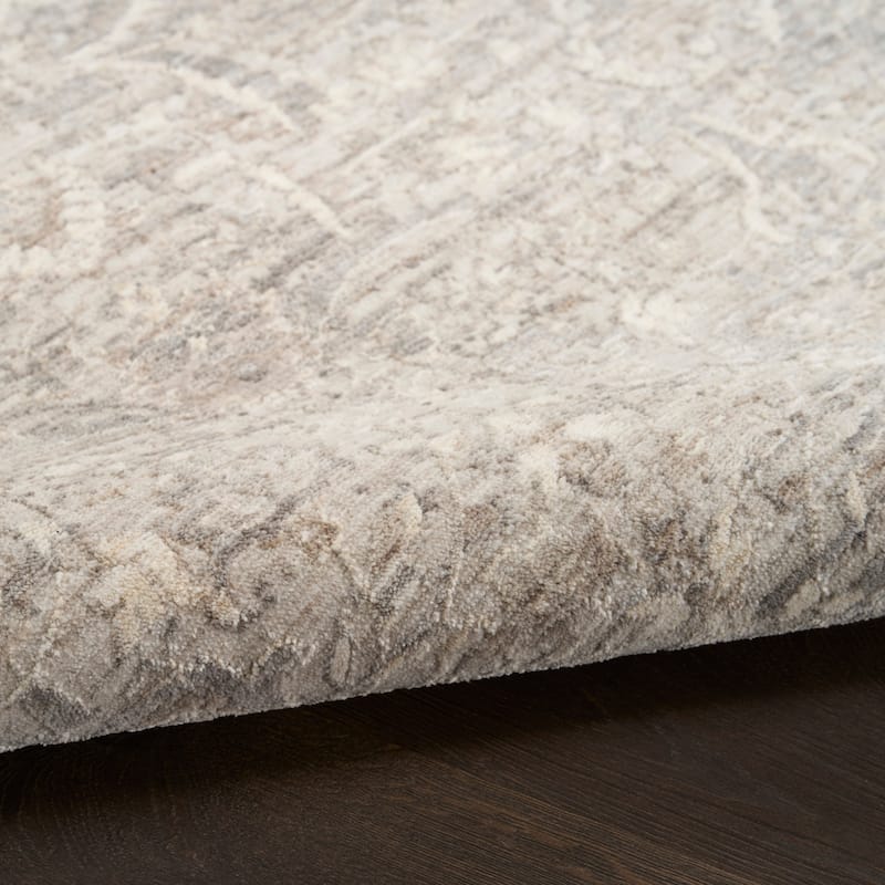 Nourison Shadows Indoor only Grey Persian Area Rug