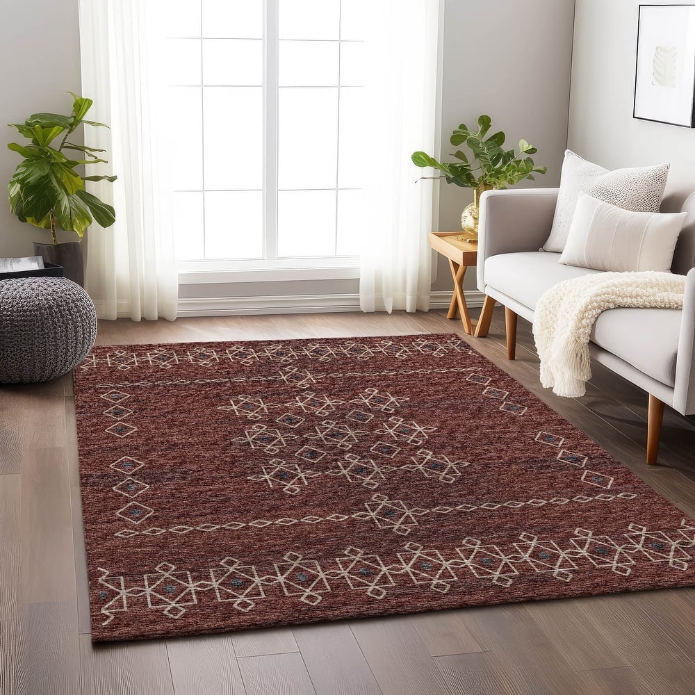 Premium Washable Super Soft Boho Medallion Mayfield Rug