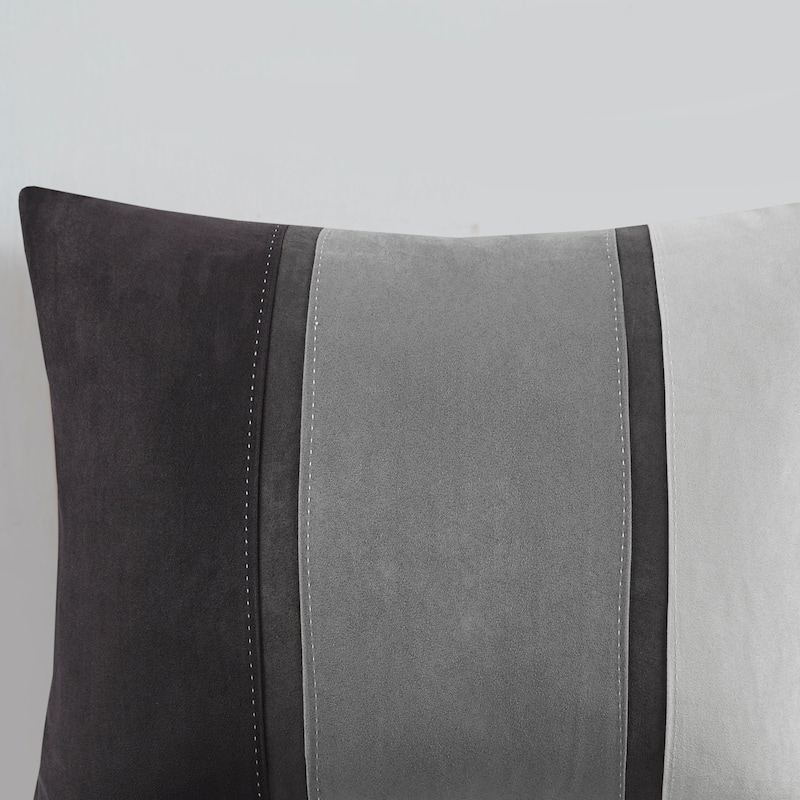 Madison Park Hanover 7 Piece Faux Suede Comforter Set