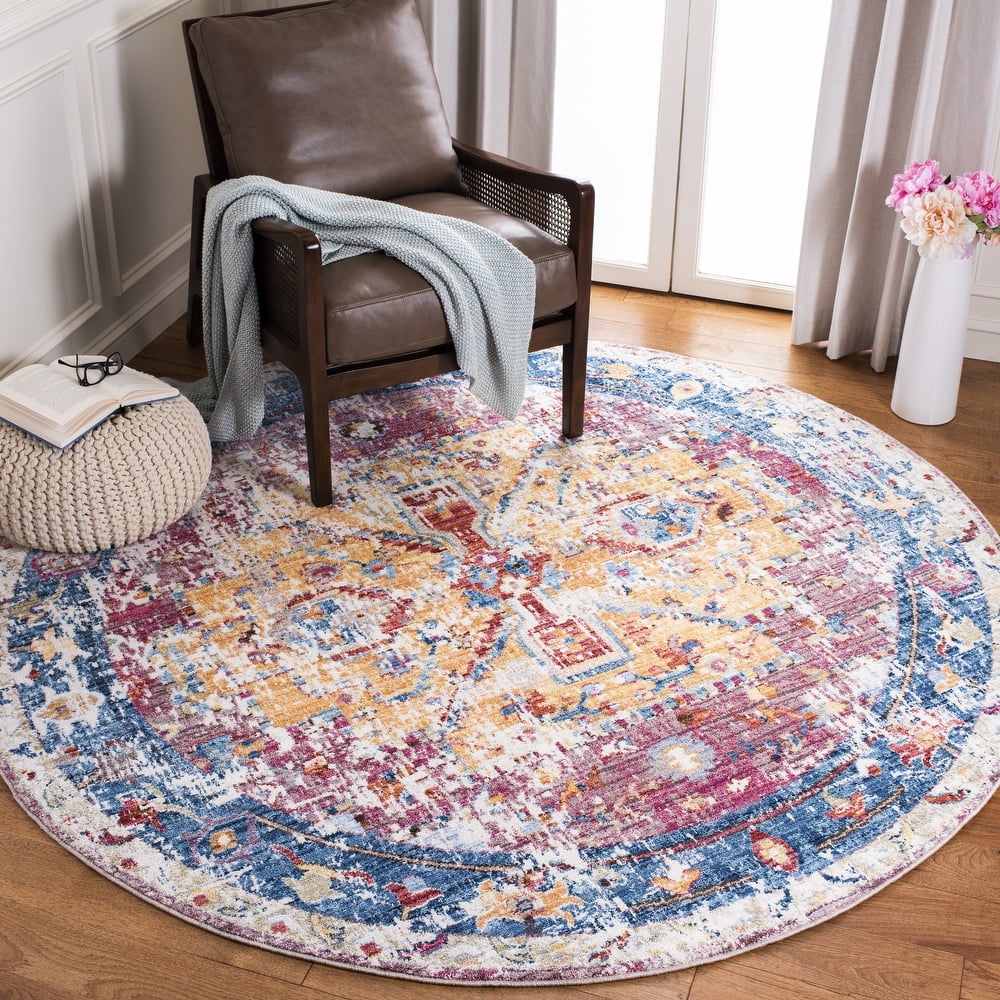 SAFAVIEH Bristol Yaprak Vintage Boho Oriental Polyester Rug