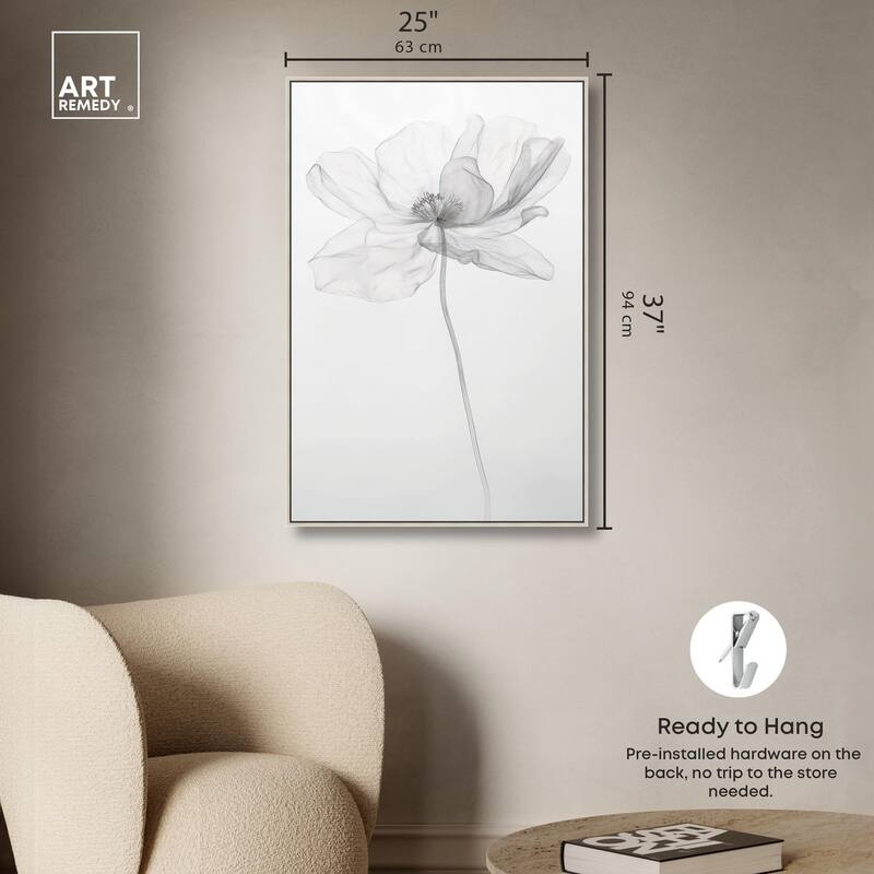 Fragile Beauty I Canvas by Art Remedy