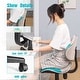 preview thumbnail 17 of 89, JJS Ergonomic Mesh Office Chair Adjustable Lumbar Support Computer Desk Chair