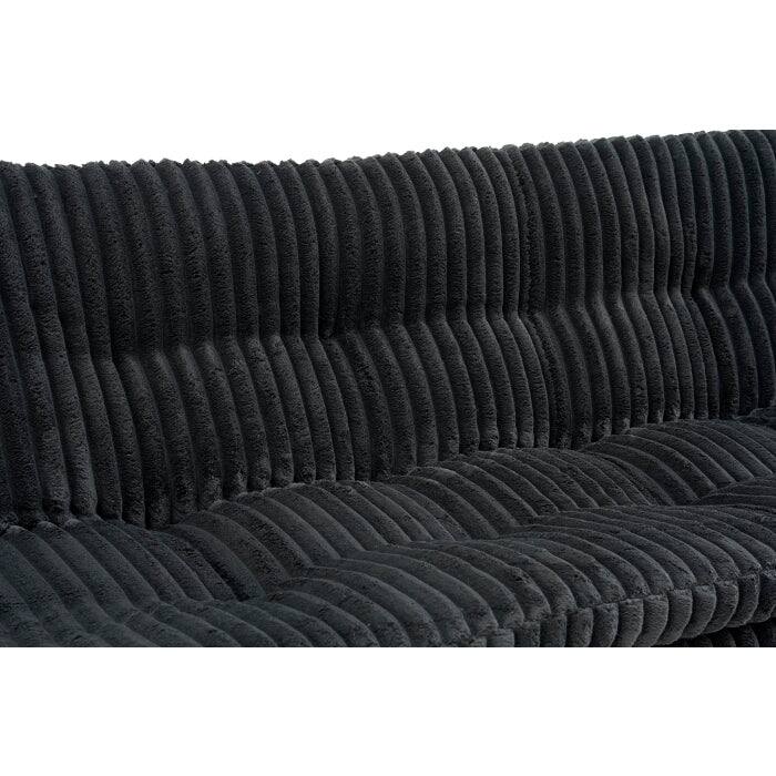 Modern Corduroy Futon Sofa Bed with Plush Tufted Pillow Top, Convertible Living Room Sofa Bed