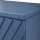 preview thumbnail 8 of 8, Uttermost Colby 36" Wide 3 Drawer Rubberwood Dresser - Deep Sea Blue