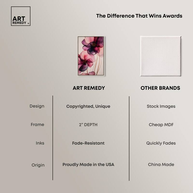 Velvet Verse III Canvas by Art Remedy