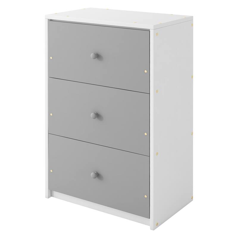 Multifunctional Twin Loft Bunk Bed with 6 Drawers and Ladder, Gray Finish