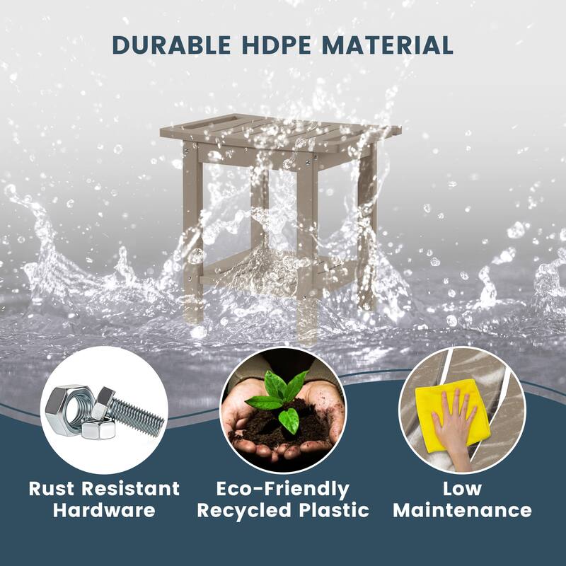 Anapolis Poly Shower Bench