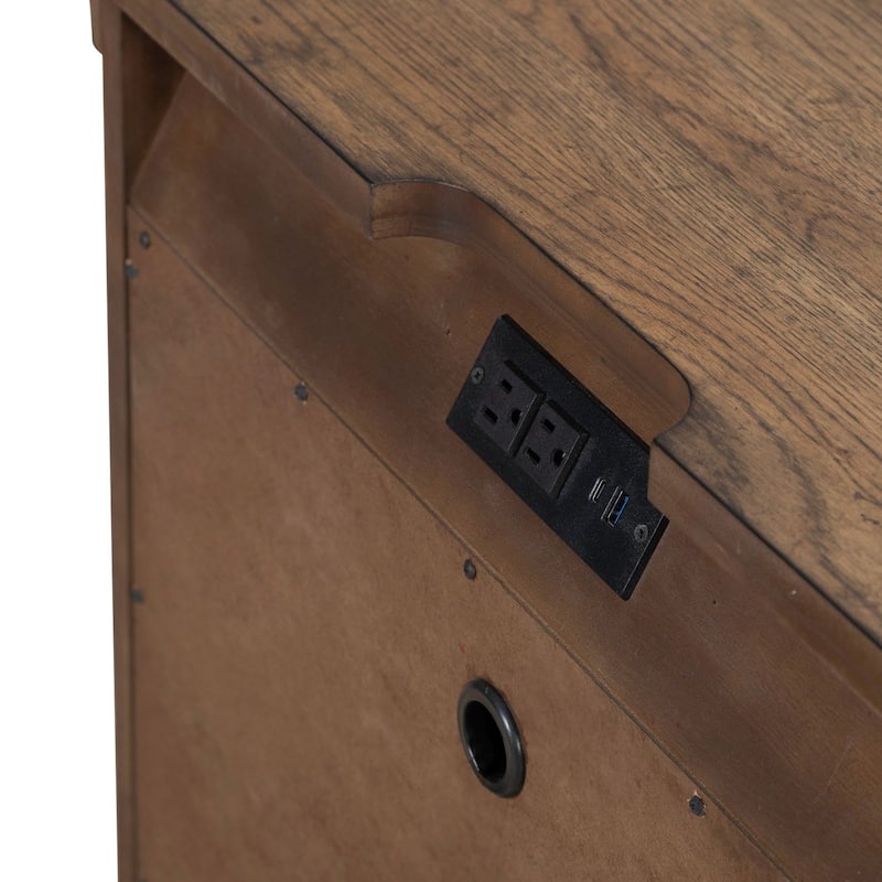 Liberty Furniture Carolina Park Nightstand with Charging Station