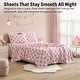 preview thumbnail 77 of 82, HLC.ME Printed Kids Bed Sheets - Patterned Bed Sheet Set - Wrinkle Resistant & Ultra Soft - For Mattresses up to 15 Inches Deep