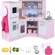 preview thumbnail 8 of 6, Wooden 2-Piece Little Chef Pretend Cooking Toy Kids Kitchen Playset Pink