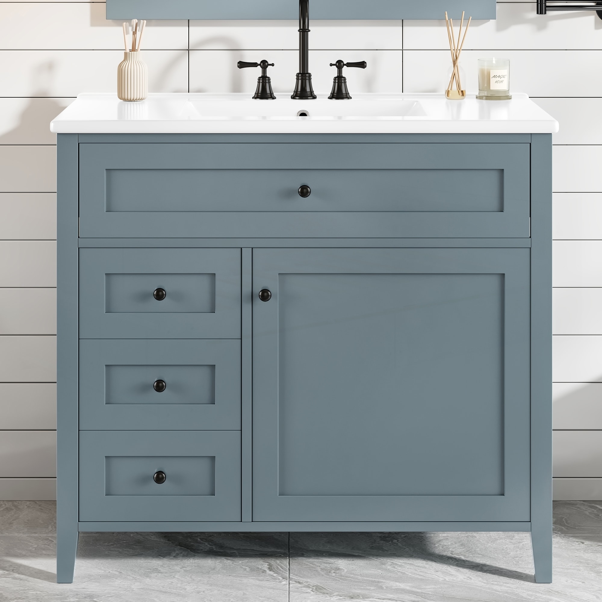 36-Inch Bathroom Vanity with Sink