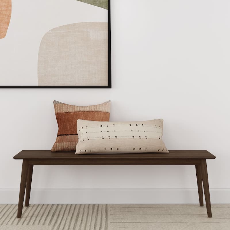 Plank and Beam Mid-Century Modern Dining Bench - 59"