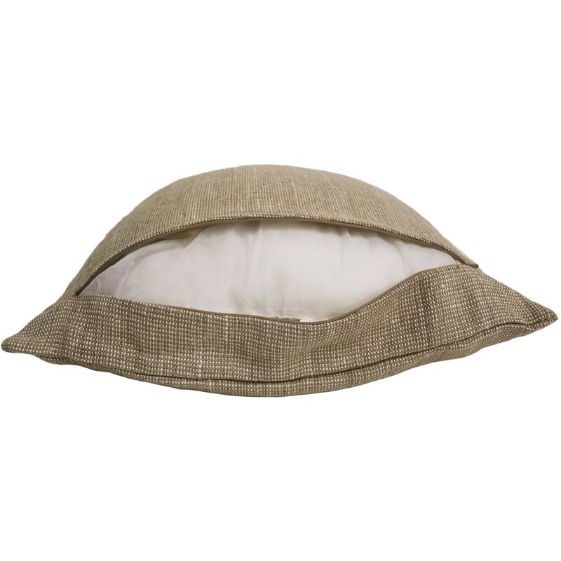 Home&Manor Valence Linen Throw Pillow 20x20