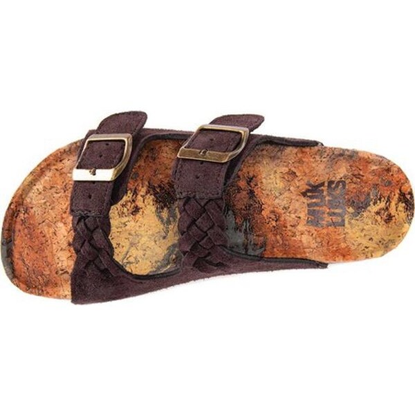 MUK-LUK Womens Juliette Sandals Chocolate Chip 6