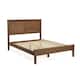 Grain Wood Furniture Greenport Louvered Solid Wood Platform Bed