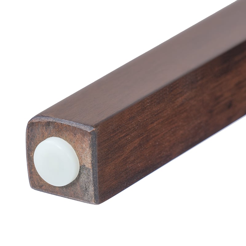 5-Piece Round Dining Table Set for 4 People, 1 Folding Wood Dining Table + 4 Upholstered Chairs, for Small Apartments