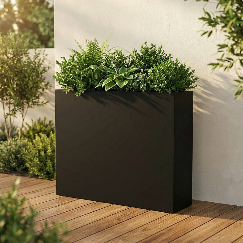 Metal Planters for Outdoor Plants Planter Box