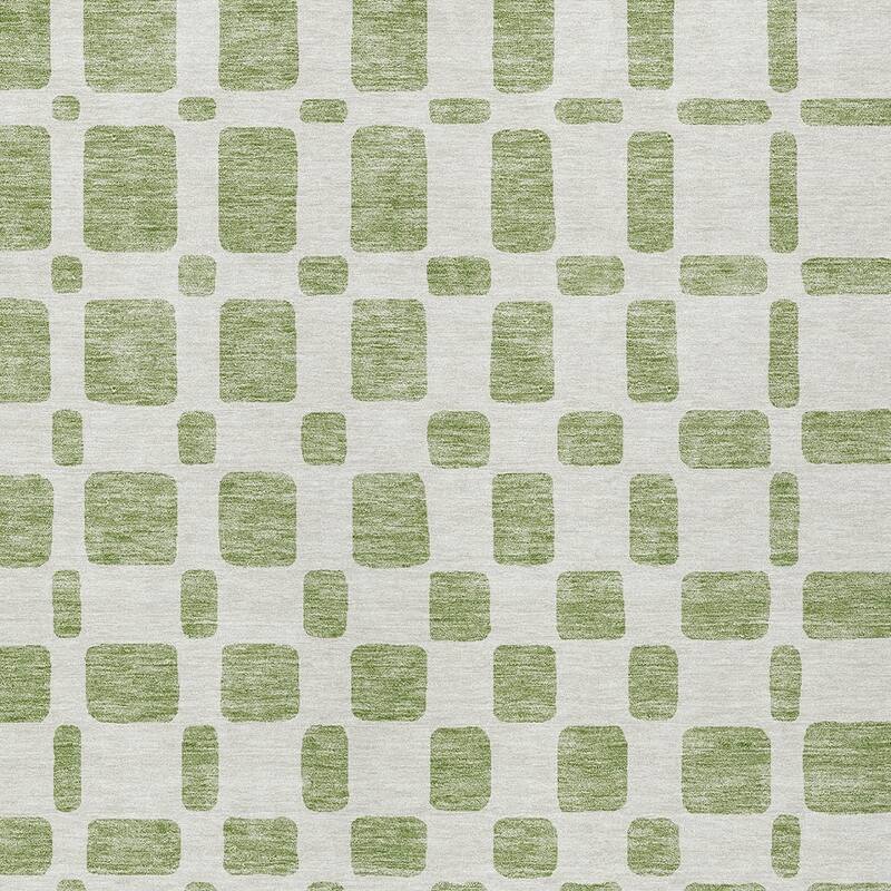 HomeRoots Geometric Transitional Rectangle Outdoor Rug